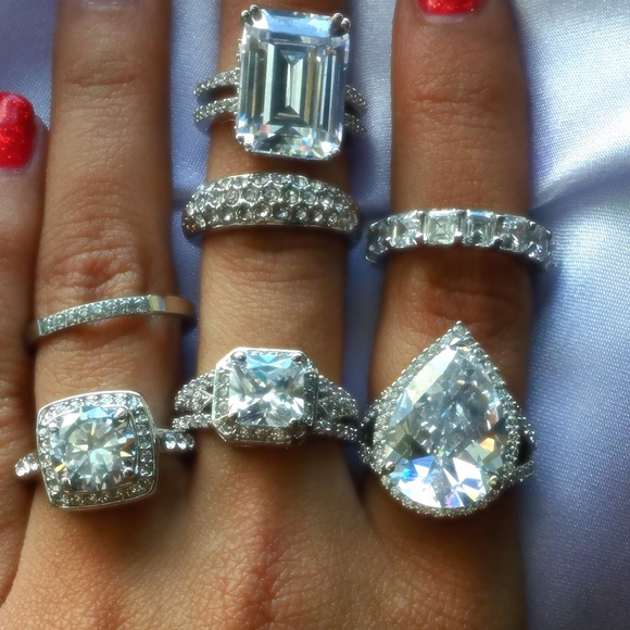 RESERVED FOR ASHLEY 6 Ct Queen Anne Wedding Ring - Picture 1 of 3